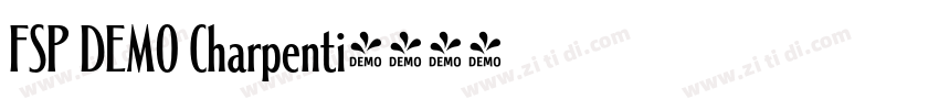 FSP DEMO Charpenti字体转换 FSP DEMO Charpenti字体转换